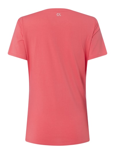 Calvin Klein Performance T-Shirt mit Logo-Print  Koralle 3