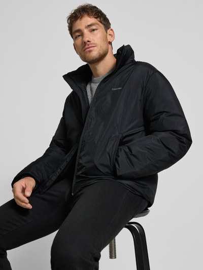 CK Calvin Klein Jack met opstaande kraag en logoprint Zwart - 3