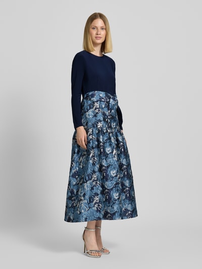Adrianna Papell Abendkleid im 2-in-1-Look mit Bindegürtel Black 1