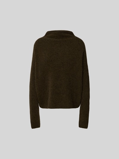 Filippa K Pullover mit Stehkragen Khaki 2