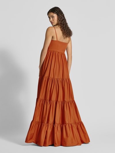 Jake*s Cocktail Abendkleid im Stufen-Look Dunkelorange 5