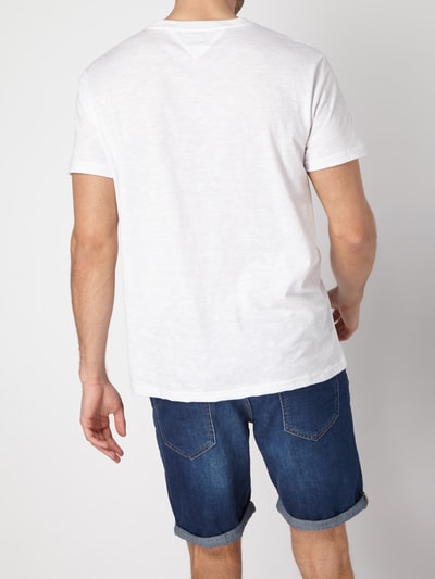 Tommy Jeans T-Shirt mit Logo-Print Weiss 5