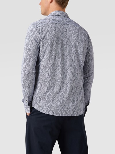 BOSS Slim Fit Freizeithemd Modell 'Ronni' Marineblau 5