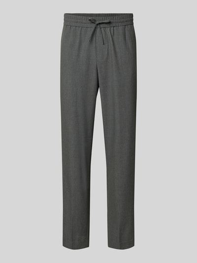 Lindbergh Relaxed Fit Hose mit elastischem Bund Mittelgrau 2