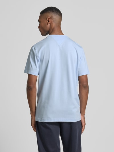 Tommy Hilfiger Regular Fit T-Shirt aus reiner Baumwolle Hellblau 5