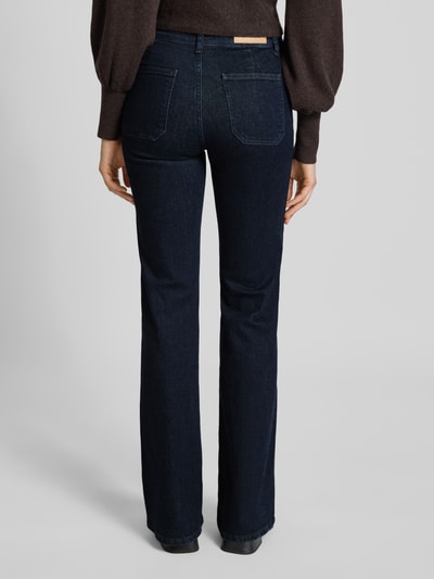 JOOP! Flared jeans met opgestikte zakken, model 'Elea' Donkerblauw - 5