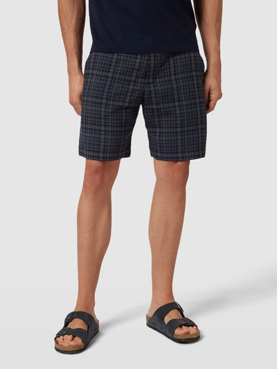 JAKE*S STUDIO MEN Shorts mit Karomuster Marine 4