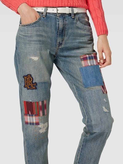 Lauren Ralph Lauren Jeans in destroyed-look Jeansblauw - 3