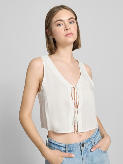Only Relaxed fit blousetop van pure viscose, model 'NOVA LIFE' Offwhite - 3