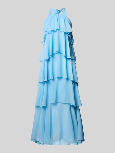 Vero Moda Sukienka wieczorowa o linii A z głębokim dekoltem na plecach model ‘FELICIA’ Jasnoniebieski 2