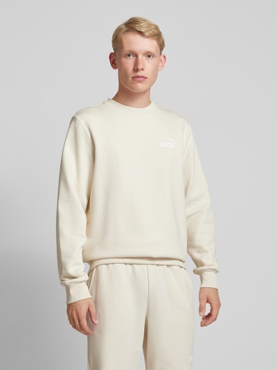 PUMA PERFORMANCE Sweatshirt mit Label-Print Offwhite 4