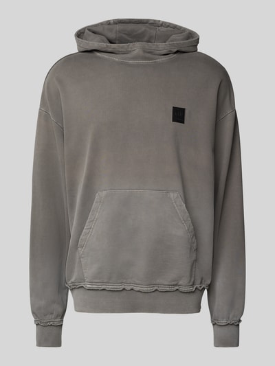 ELIAS RUMELIS Hoodie mit Label-Detail Modell 'Kiran' Taupe 1