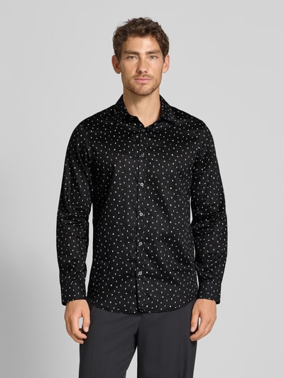 ARMANI EXCHANGE Freizeithemd mit Knopfleiste Modell 'CAMICIA' Black 4