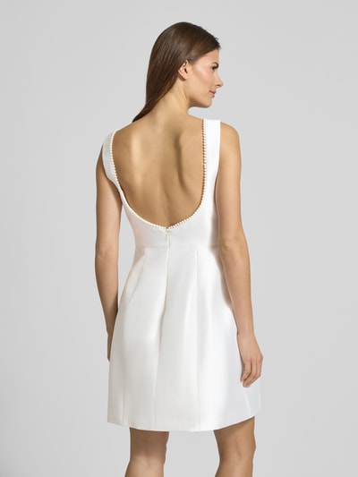 LUXUAR FASHION Bruidsjurk van satijn in minilengte Offwhite - 5