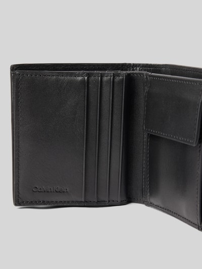 CK Calvin Klein Portemonnee met labelapplicatie, model 'PLAQUE'  - 3