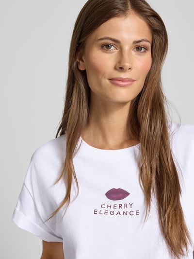 Rich & Royal Relaxed fit T-shirt met ronde hals Wit - 3