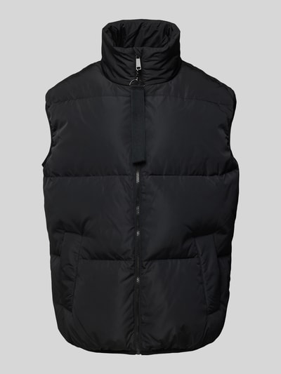 Fransa Bodywarmer met opstaande kraag, model 'bella' Zwart - 2