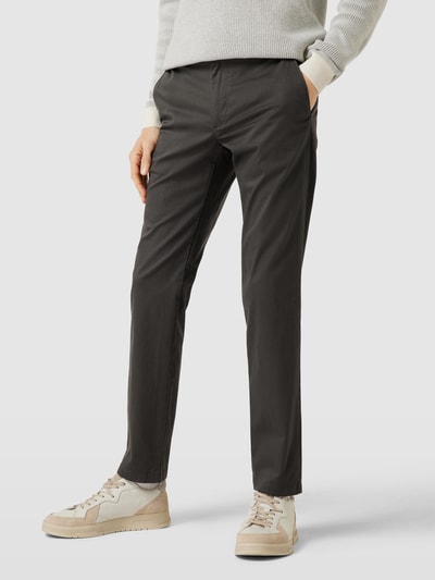 Tommy Hilfiger Chino met structuurmotief, model 'DENTON' Middengrijs - 4