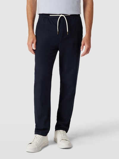 Scotch & Soda Hose mit elastischem Bund Modell 'WARREN' Marine 4