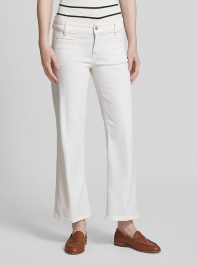 Cambio Jeans met verkorte pasvorm Offwhite - 4