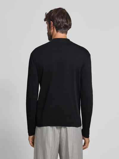 Drykorn Longsleeve mit Stehkragen Modell 'MORITZO' Black 5