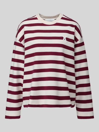 ARMEDANGELS Oversized Sweatshirt aus reiner Baumwolle Modell 'FRANKAA' Bordeaux 2