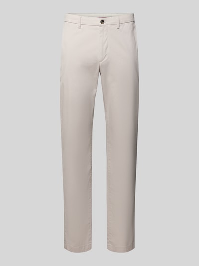 Produktfoto, Regular Fit Chino aus Baumwoll-Mix Modell 'DENTON' von Tommy Hilfiger, Optik:Unifarben, Gürtelschlaufen, Knopfverschluss, seitliche Eingrifftaschen, Gesäßtaschen, Material: Baumwoll-Mix