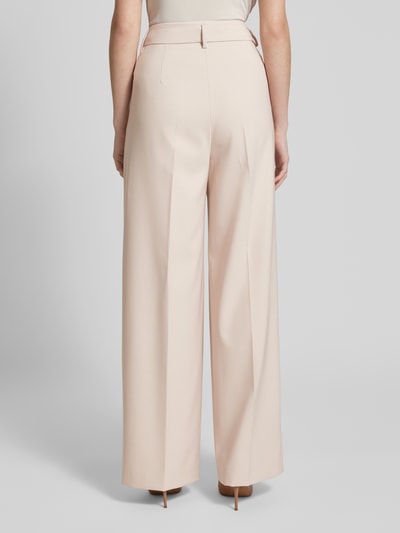 Raffaello Rossi Wide Leg Bundfaltenhose mit Bügelfalten Modell 'MAYLA' Sand 5