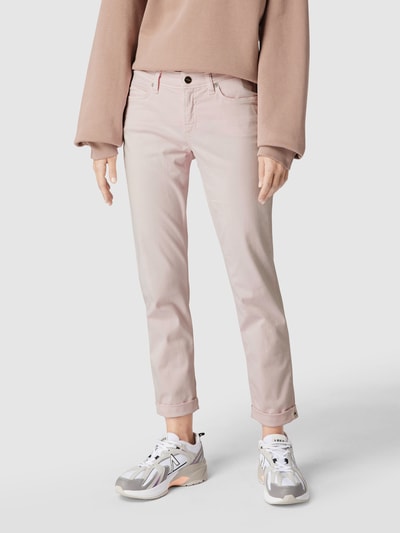 Cambio Skinny fit jeans met stretch, model 'Piper' Rosé - 4