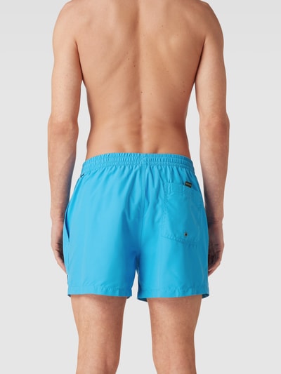 Quiksilver Zwembroek met labeldetail Blauw - 4