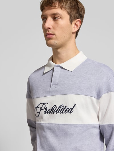 PROHIBITED Sweatshirt van puur katoen Lichtgrijs gemêleerd - 3