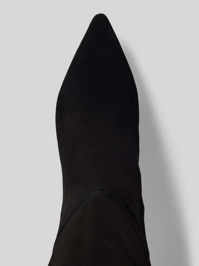 Lauren Ralph Lauren Laarzen van echt leer met naaldhak, model 'Mckay' Zwart - 3