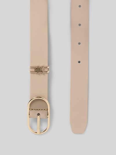 Tommy Hilfiger Ledergürtel mit ovaler Schnalle Beige 3