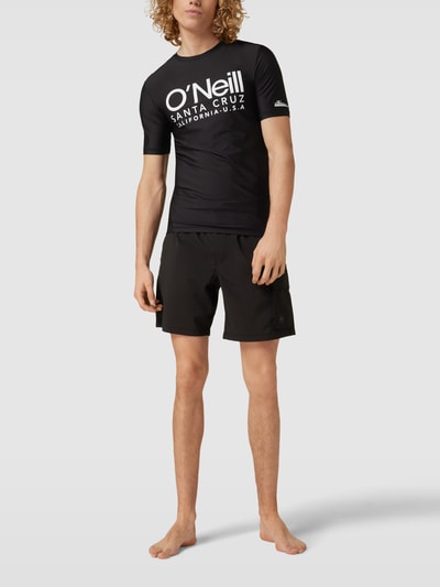 ONeill T-shirt met labelprint, model 'CALI' Zwart - 1