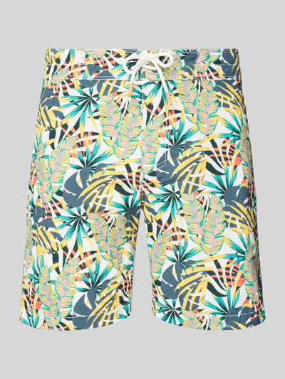 ECOALF Badehose mit elastischem Bund Modell 'BYRONALF' Oliv 1