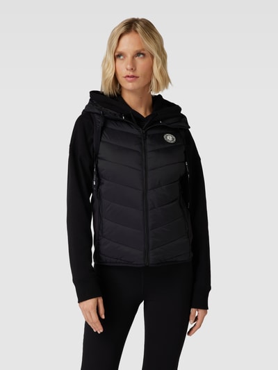 DKNY PERFORMANCE Bodywarmer met labelpatch, model 'WET CIRE' Zwart - 4