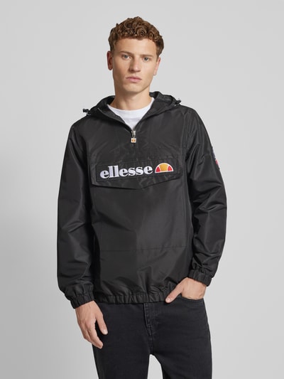 Ellesse Kurtka z wyhaftowanym logo model ‘MONT’ Czarny 4