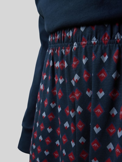 Emporio Armani Pyjama mit Logo-Stitching Marine 2