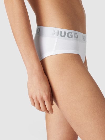 HUGO Slip mit Logo-Bund Weiss 3