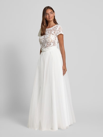 Luxuar Maxirok van mesh Offwhite - 1