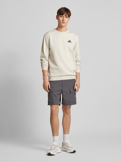 ADIDAS SPORTSWEAR Bluza z prążkowanymi wykończeniami Piaskowy 1