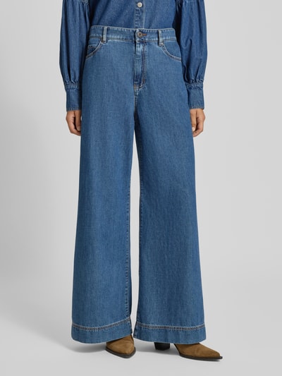 Weekend Max Mara Wide leg jeans van puur katoen, model 'VEGA' Jeansblauw - 4