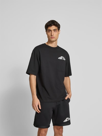 Dsquared2 Loose Fit T-Shirt mit Rundhalsausschnitt Black 4