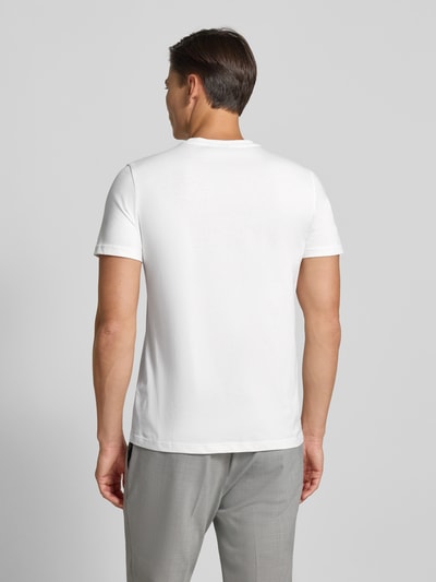 Antony Morato T-shirt met labelprint Wit - 5