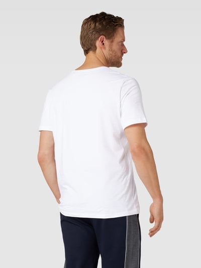 BOSS T-Shirt mit Label-Stitching Weiss 5