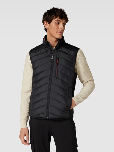 Tom Tailor Bodywarmer met ritszakken Zwart - 4