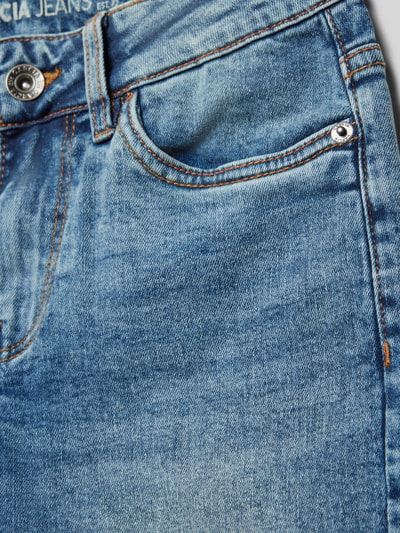 Garcia Korte jeans met labelpatch, model 'Tavio' Blauw - 2