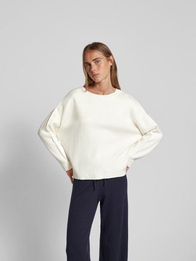 Juvia Sweatshirt mit Rundhalsausschnitt Ecru 4