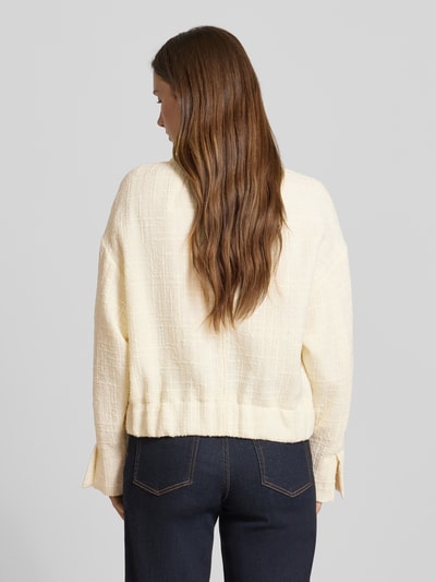 Windsor Leinenjacke mit Umlegekragen Offwhite 5