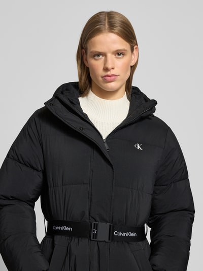Calvin Klein Jeans Steppmantel mit Label-Print Black 3